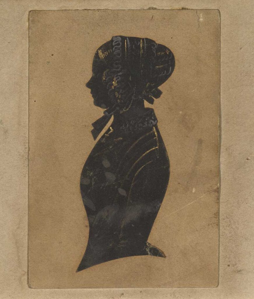 La silhouette pintada